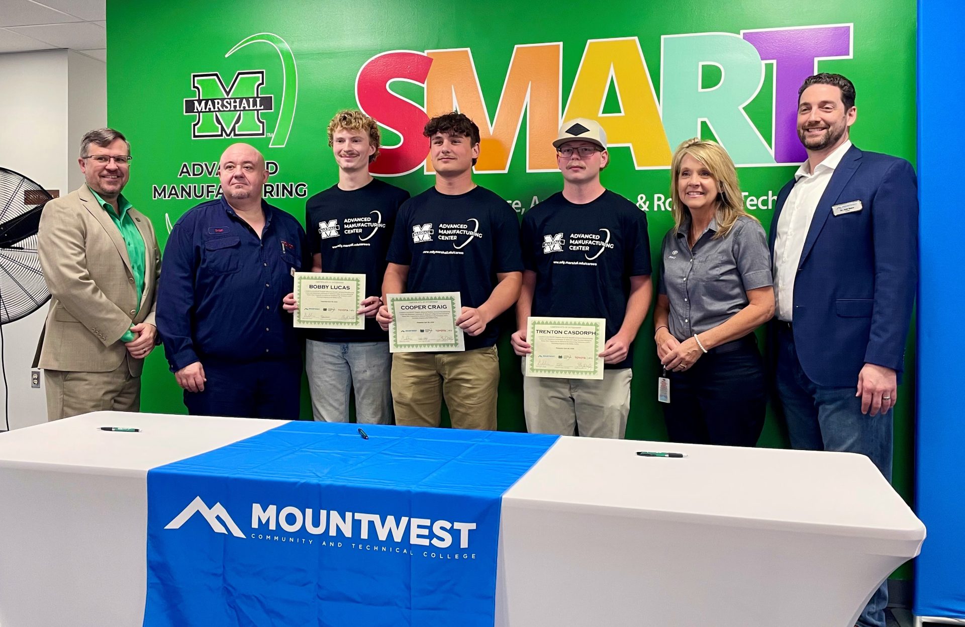 Toyota WV selects new MAMC students for internship program